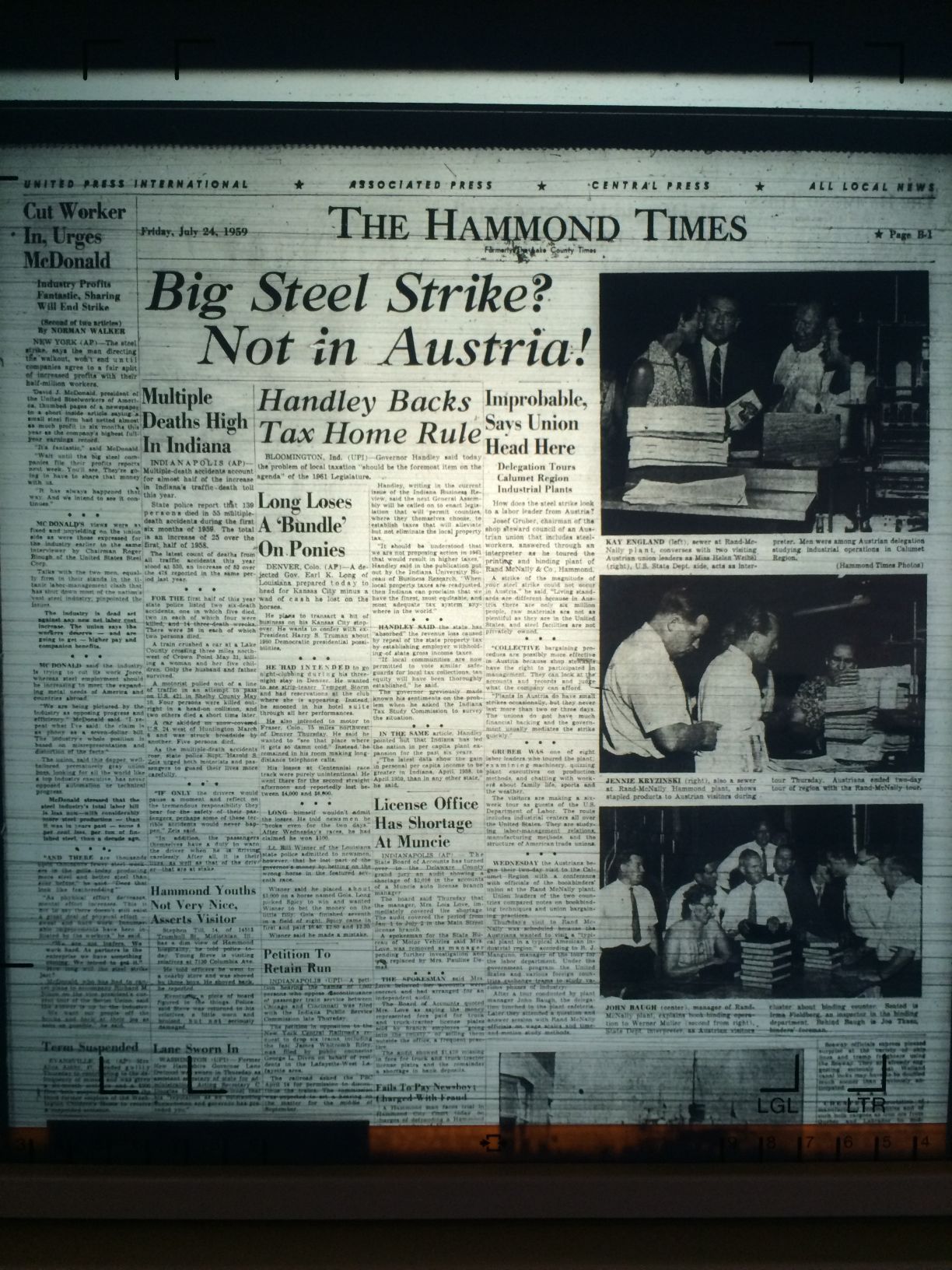 1959 steel strike